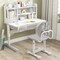 Adjustable Ergonomic Kids Study Chair with Double Backrest & Height Adjustable Seat